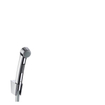 Hansgrohe bidet handdouche 1jet met wandhouder br black chr SW528765