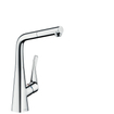 Hansgrohe Metris 1-gr keukenmkr 320 met uittrekbare uitloop chroom SW528981