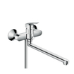 Hansgrohe Logis badkraan met omstel en koppelingen m. extra lange uitloop 30cm chroom SW94953