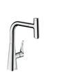 Hansgrohe Metris Select keukenkraan 240 met uittrekbare 150° draaibare uitloop m. Select knop v. pauzefunctie chroom SW95056