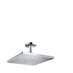 Hansgrohe Raindance E Square hoofddouche E300 1jet met plafondbevestiging 10cm 30x30cm EcoSmart chroom SW157195