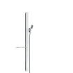 Hansgrohe Unica`E glijstang m. Isiflex`B doucheslang 160cm en casetta`E zeepschaal 90cm wit/chroom SW157212