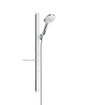 Hansgrohe Raindance Select S Unica Doucheset - glijstang - raindance select S 120 3jet handdouche - zeepschaal - 90cm - doucheslang 160cm - wit/chroom SW157204
