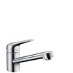 Hansgrohe M42 M4221-H100 1-gats keukenkraan CoolStart EcoClick m. 360° draaibare uitloop chroom SW241706
