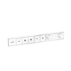 Hansgrohe RainSelect afbouwdeel voor inbouw douchekraan thermostatisch voor 5 functies 66.9x90cm mat wit SW358772