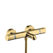 Hansgrohe Ecostat Comfort badkraan thermostatisch met omstel met koppelingen polished gold SW358642