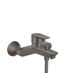 Hansgrohe Talis E badkraan met omstel met koppelingen brushed black chroom SW358816