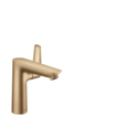 Hansgrohe Talis e 1-gr wastafelmkr 150 met trekwaste brushed bronze SW528926