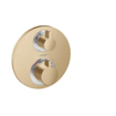 Hansgrohe Ecostat s thermostaat afdekset voor 2 funct brushed bronze SW528719