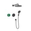 Hgrohe Croma showerset compleet inbouw raindance powderrain 240 mat zwart SW536028