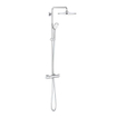 GROHE Euphoria Regendoucheset Opbouw - hoofddouche 31cm - handdouche rond - thermostatisch - chroom SW536497