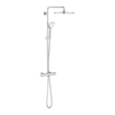 GROHE Euphoria Regendoucheset Opbouw - hoofddouche 31cm - massage handdouche rond - chroom SW536417