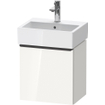 Duravit D-Neo wastafelonderkast 43.4x44x32.2cm Linksdraaiend 1 deur wit Hoogglans SW640723