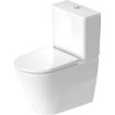 Duravit D-Neo staand toilet 37x65x40cm Wit Hoogglans SW640425