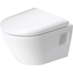 Duravit D-Neo wandtoilet zonder zitting 37x48x40cm Wit Hoogglans SW640427
