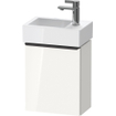 Duravit D-Neo wastafelonderkast 36.4x44x22.2cm Rechtsdraaiend 1 deur wit Hoogglans SW640623