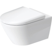 Duravit D-Neo wandtoilet zonder zitting 37x54x40cm Wit Hoogglans SW640499