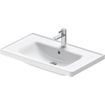 Duravit D-Neo wastafel met wondergliss 80x48x16.5cm 1 kraangat rechthoek Keramiek Wit SW640501