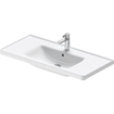 Duravit D-Neo wastafel 100.5x48x17cm 1 kraangat rechthoek Keramiek Wit SW640384