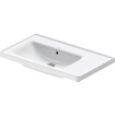 Duravit D-Neo wastafel met wondergliss 80x48x17cm 1 kraangat rechthoek Keramiek Wit SW640407