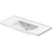 Duravit D-Neo wastafel met wondergliss 100.5x48x17cm 1 kraangat rechthoek Keramiek Wit SW640555