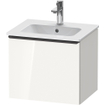 Duravit D-Neo wastafelonderkast 51x44x40.2cm 1 lade wit Hoogglans SW640806