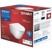 Duravit D-Neo wandtoilet met zitting 37x54x40cm Wit Hoogglans SW544305