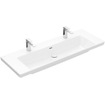 Villeroy & Boch Subway 3.0 meubelwastafel 130x47cm 2 kraangat met overloop wit SW641679