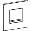 Wisa Delos Bedieningspaneel - vierkant - 16x16x1 - spoelonderbreking - kunststof - glans chroom 0770451