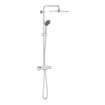 GROHE Vitalio Joy Regendoucheset Opbouw - hoofddouche 31cm - handdouche rond - zeepschaal - chroom SW568372