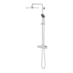 GROHE Vitalio Joy Regendoucheset Opbouw - hoofddouche 31cm - handdouche rond - zeepschaal - chroom SW568372