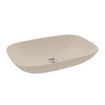 Villeroy & Boch Loop & Friends Opzetwastafel - 62 x 42 x 12 cm - Almond CeramicPlus - met overloop SW644139