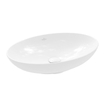Villeroy & Boch Loop & friends opzetwastafel 56x38cm ovaal m/ov C+ stone white SW644105