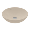 Villeroy & Boch Loop & Friends Opzetwastafel - 42 x 42 x 12 cm - Almond CeramicPlus - zonder overloop SW644136