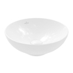 Villeroy & Boch Loop & friends opzetwastafel 38cm rond met overloop CeramicPlus wit SW644143