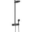 Hansgrohe Pulsify showerpipe 26cm 2jet eco planchet 40cm mat zwart SW651085