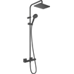 Hansgrohe Vernis showerpipe met thermostaat ecosmart mat zwart SW651639