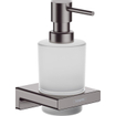 Hansgrohe Addstoris zeepdispenser brushed black chroom SW651310