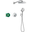 Hansgrohe Raindance s inbouwset thermostaat en hoofddouche 24cm chroom SW651073