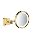 Hansgrohe Addstoris make-up spiegel led 3x vergr. polished gold optic SW651184