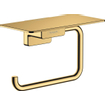 Hansgrohe Addstoris closetrolhouder met planchet polished gold optic SW651111