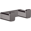 Hansgrohe Addstoris handdoekhaak dubbel brushed black chroom SW651550