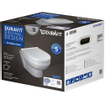 Duravit DuraStyle Basic wandclosetset diepspoel spoelrandloos 36.5x48cm met softclose closetzitting wit SW472391