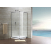 royal plaza lila hoekinstap 90x90x190cm helder glas chroom SW533179