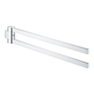 GROHE Selection Handdoekhouder - 40cm - dubbel - draaibaar - chroom SW444528