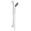 GROHE Vitalio Joy 110 Glijstangset - 60cm - ronde handdouche - 2 straalsoorten - gladde doucheslang - chroom/zwart 4357674