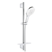 GROHE Vitalio Smartactive Glijstangset - 60cm - ronde handdouche - 3 straalsoorten - gladde doucheslang - met zeepschaal - chroom SW705167