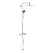 GROHE Vitalio Regendoucheset - hoofddouche 31cm - handdouche rond - thermostatisch - chroom SW710608