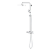 GROHE Rainshower SmartActive Regendoucheset Opbouw - badkraan - hoofddouche 31cm - handdouche rond - chroom SW472245