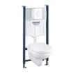 GROHE Solido Bau toiletset - inbouwreservoir - softclose zitting - bedieningsplaat wit - glans Wit SW94442